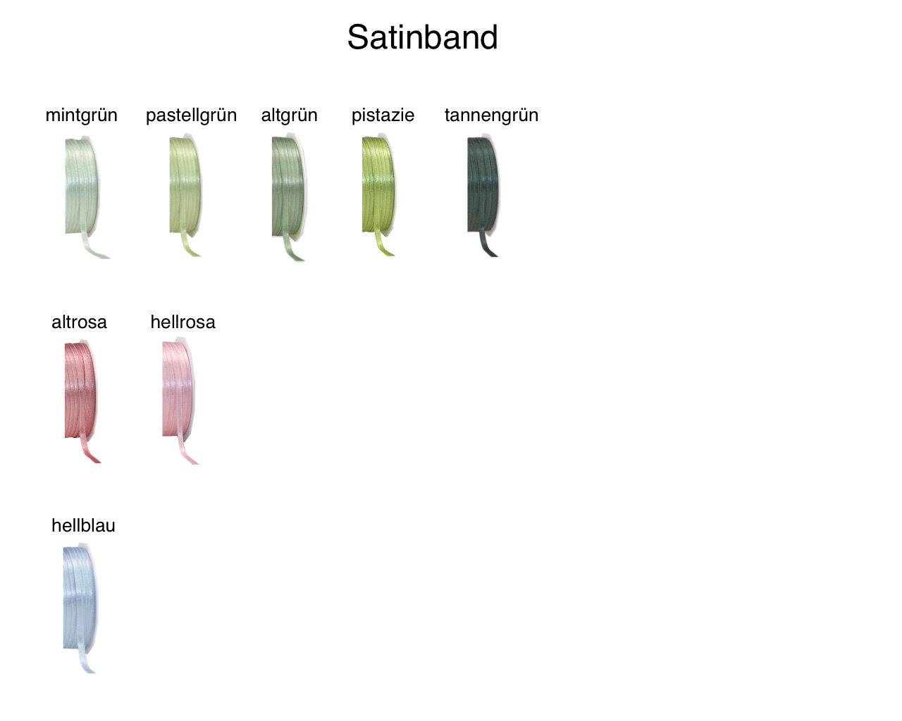 Satinbänder 50cm länge